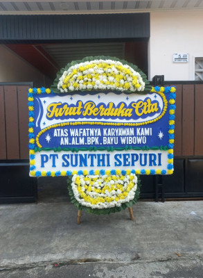 Papan Bunga Duka di Telanaipura